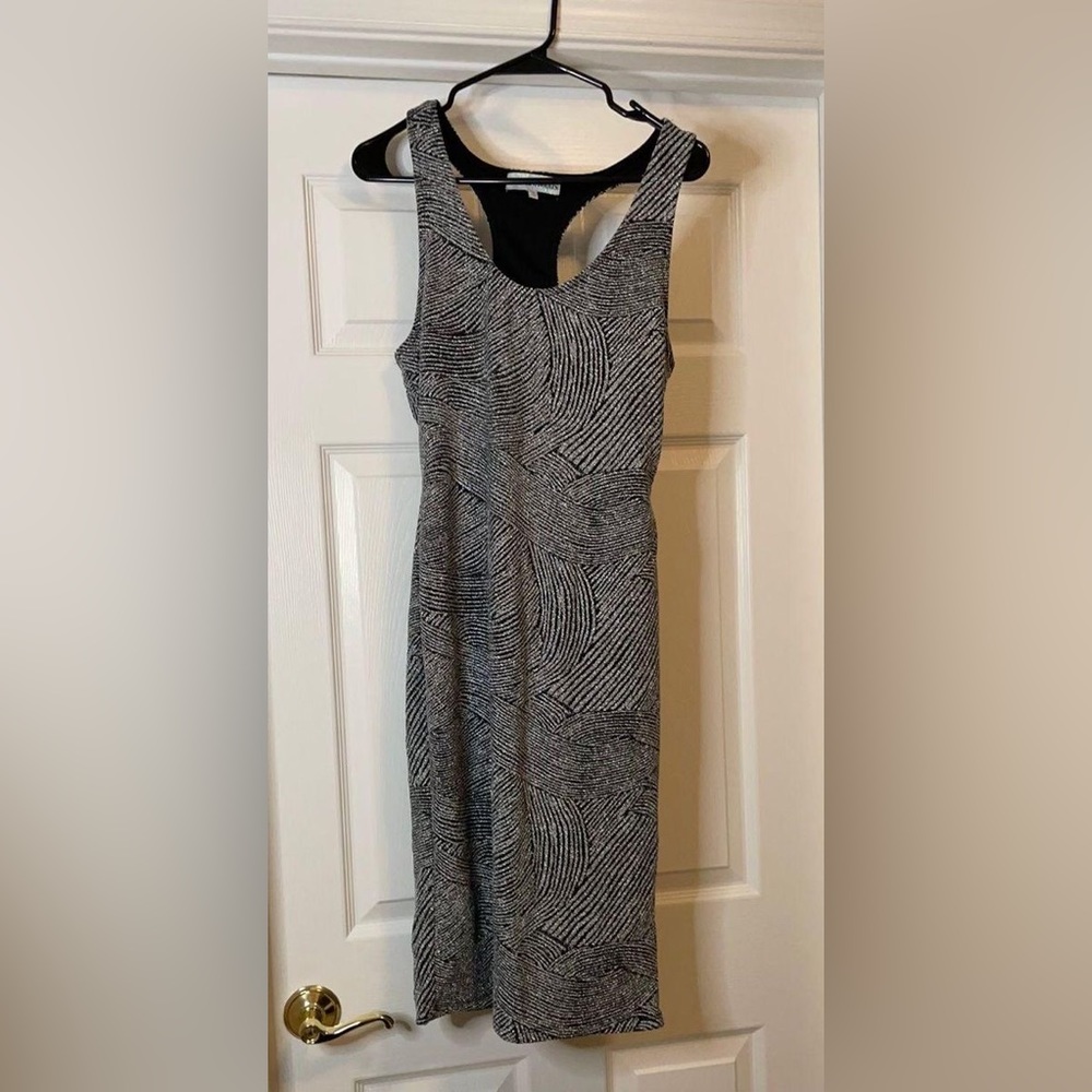 Silver, sparkly Almost Famous body con dress
